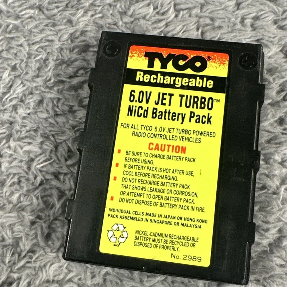 Tyco RC 6V Jet Turbo 4 Hour Quick Charger 2990 w/ NiCd Battery Pack UNTESTED